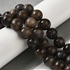 Natural Chiastolite Beads Strands G-Q161-A03-05-2