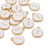 Golden Plated Alloy Charms X-ENAM-S118-01I-4