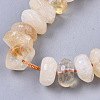Natural Citrine Beads Strands G-R462-24-3