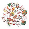 Christmas Alloy Enamel Pendants ENAM-G234-01B-2