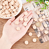 Beech Wood Beads WOOD-PH0009-53-3