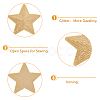 24Pcs 6 Style Star Computerized Embroidery Cloth Iron On Sequins Patches PATC-HY0001-12-3
