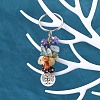 Natural Gemstone Keychain X-KEYC-JKC00163-03-4