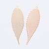 Brass Big Pendants KK-T049-047G-NF-1