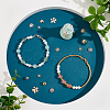 64Pcs 16 Style Brass Bead Caps KK-PH0005-38-5