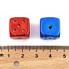 Plating Acrylic Beads OACR-P028-02-3