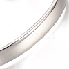 Tarnish Resistant 304 Stainless Steel Cuff Bangles STAS-I110-10-8mm-P-3
