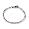 Tarnish Resistant Women' s 304 Stainless Steel Figaro Chains BJEW-JB05841-01-1