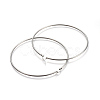Tarnish Resistant 201 Stainless Steel Big Hoop Earrings X-EJEW-A052-20E-P-2