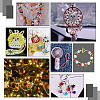 160Pcs 8 Colors Crackle Glass Beads GLAA-PH0001-38-5