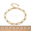 304 Stainless Steel Rhinestone Cup Chain Bracelets for Women BJEW-F488-26C-G-5