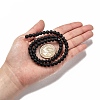 Dyed & Heated Natural Black Agate Bead Strands X-G-H056-6mm-5