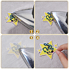 20Pcs Polyester Embroidery Sew on Ornament Accessories PATC-WH0008-256-3