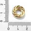 Rack Plating Brass Micro Pave Clear Cubic Zirconia Beads KK-U014-03G-3