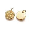 Brass Rough Surface Charms KK-I656-15G-2