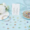 108Pcs 9 Colors Opaque Resin Beads FIND-PA0001-75-4