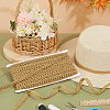 Polyester Centipede Lace Ribbon OCOR-WH0088-43B-03-5