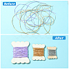 60Pcs 3 Styles Unfinished Wood Cutouts for Craft Supplies DIY-SC0031-11B-3