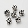 Tibetan Style Alloy Flower Beads X-TIBEB-O004-54-1