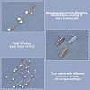 30Pcs 3 Colors 304 Stainless Steel Stud Earring Findings STAS-UN0017-99-4
