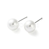 Imitation Pearl Stud Earrings EJEW-P296-21B-P-1