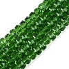 Transparent Glass Beads Strands GLAA-Q114-01A-A12-1