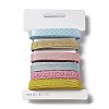 18 Yards 6 Colors Polyester Ribbon SRIB-C001-B06-2