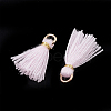 Polycotton(Polyester Cotton) Tassel Pendant Decorations X-FIND-S281-38-2