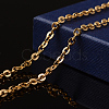 3.28 Feet 304 Stainless Steel Cable Chains X-CHS-L014-19G-1