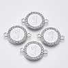 Alloy Enamel Links Connectors ENAM-TAC0003-01S-04J-1