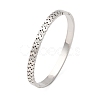 304 Stainless Steel Micro Pave Cubic Zirconia Hinged Bangles for Women BJEW-Z146-02P-2