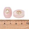 Natural Rose Quartz European Beads GG-CBA9389-01I-2