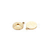 Ion Plating(IP) 304 Stainless Steel Pendant Enamel Settings STAS-N097-205LG-2
