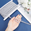 Polyester Lace Ribbon OCOR-WH0078-112B-3