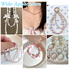 Barely Pink Mix Pearlized Glass Pearl Beads HY-PH0006-8mm-01-5