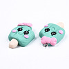 Handmade Polymer Clay Charms X-CLAY-T016-63-4