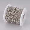 Tarnish Resistant Handmade 304 Stainless Steel Twisted Chain/Curb Chain STAS-P204-02P-3