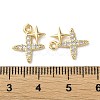 Brass Micro Pave Cubic Zirconia Charms KK-F872-13G-3