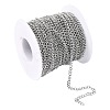 Tarnish Resistant 304 Stainless Steel Curb Chains CHS-Q001-11-2
