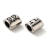 Oval with Constellation 304 Stainless Steel Beads STAS-E215-05AS-11-2