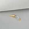 Cone 304 Stainless Steel Eyebrow Curved Barbell Rings with Spikes End WG9938B-09-1