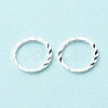 Brass Linking Rings KK-F831-018C-S-RS-3