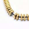 Electroplate Non-magnetic Synthetic Hematite Beads Strands G-L489-D05-2