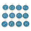 Alloy Enamel Pendants ENAM-S124-01B-05-1