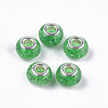 Crackle Resin European Beads RPDL-S012-B17-1