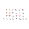 Opaque Acrylic Heart Beads SACR-Q100-M031-7