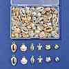 120Pcs 12 Styles CCB Plastic Pendants Sets CCB-FS0001-14-5