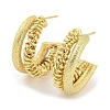 Rack Plating Brass Stud Earrings EJEW-K263-22G-1