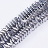 Electroplate Non-Magnetic Synthetic Hematite Strands G-F562-V02-1