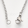 Non-Tarnish 201 Stainless Steel Pendant Necklaces NJEW-T009-JN093-1-40-3